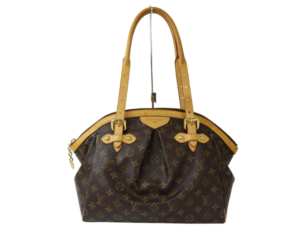 Louis Vuitton Handbag Canvas LV Hobo Monogram Bag Brown Tivoli - Picture 2 of 9